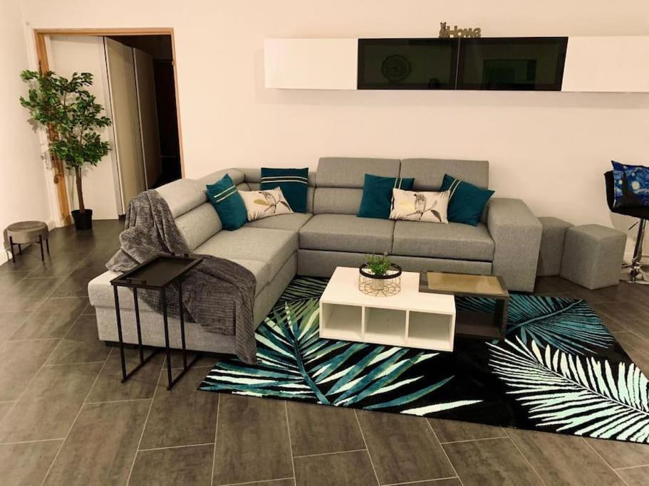 Grand Appartement 2 Chambres 5 Pers Max, Vue Panoramique Avec Parking مُلووز المظهر الخارجي الصورة